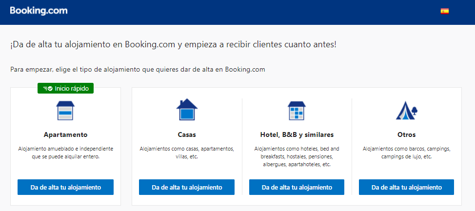 Agregar tu hotel en Booking.com