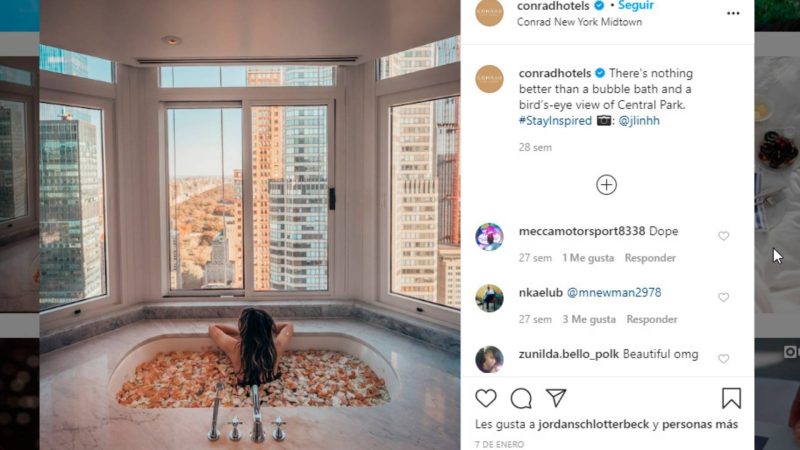 Estrategias para promocionar un hotel en Instagram