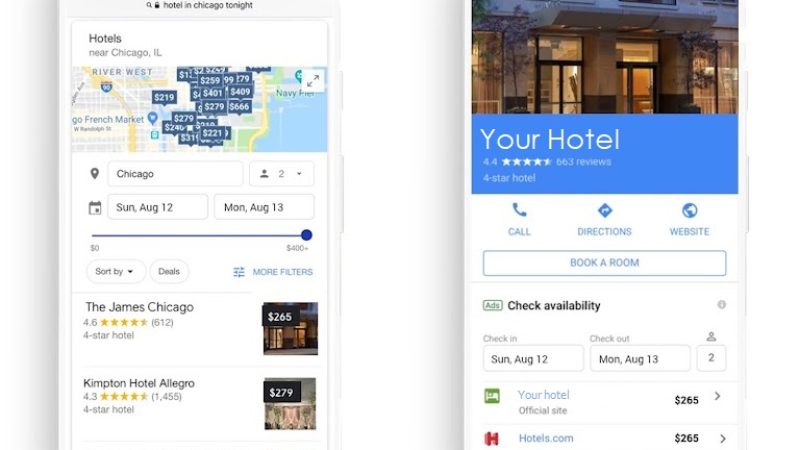 Google Hotel Ads Cómo funcionan los Enlaces de reserva gratuitos de Google